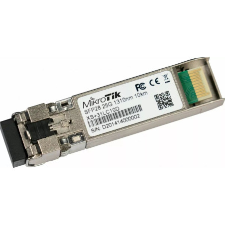 transceiver sfp mikrotik xs+31lc10 10 sfp+ 1.25g sfp 25g spf25 argento