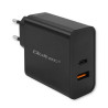 alimentatore da rete qoltec super quick pd 1xusb-c/1xusb 90w