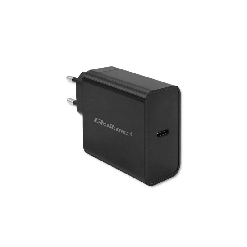 alimentatore da rete qoltec super quick pd usb-c 65w nero [azqolul00052379]