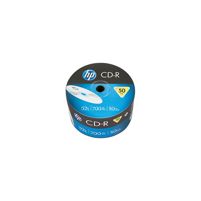 confezione cd-r hp 50er sfuso 700mb/80min 52x 50pezzi [cre00070]
