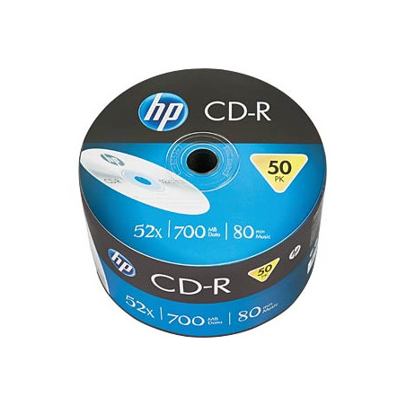 confezione cd-r hp 50er sfuso 700mb/80min 52x 50pezzi [cre00070]