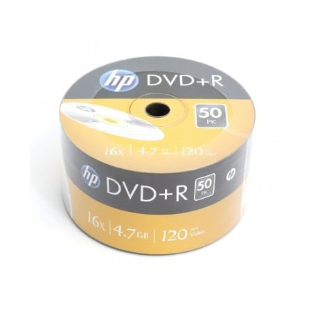 confezione dvd+r hp 16x 4.7gb/120min 50pz [dre00070]