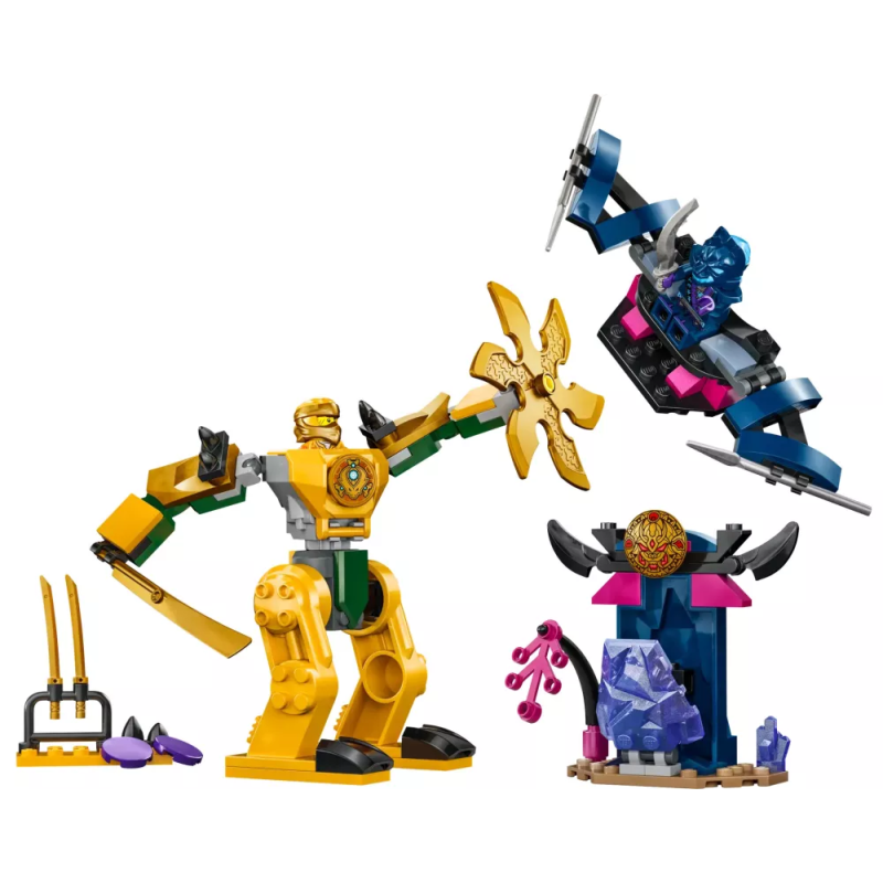 gioco da costruzione lego ninjago mech da battaglia di arina con
