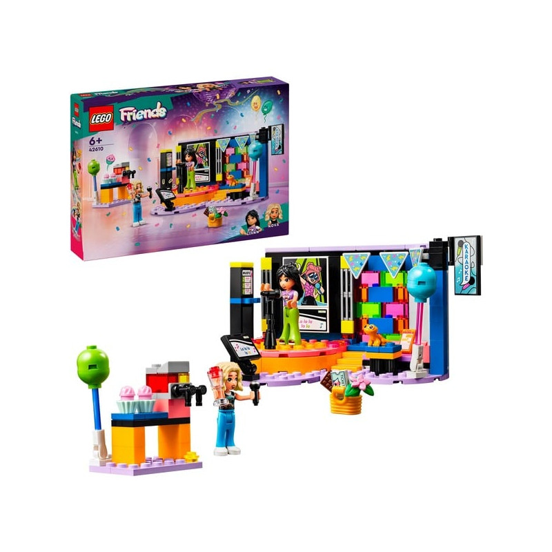 lego 42610 friends karaoke party 196pz multicolore [42610]