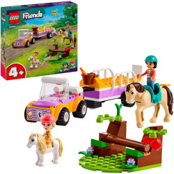 lego 42634 friends rimorchio per cavalli e pony 105pz multicolore