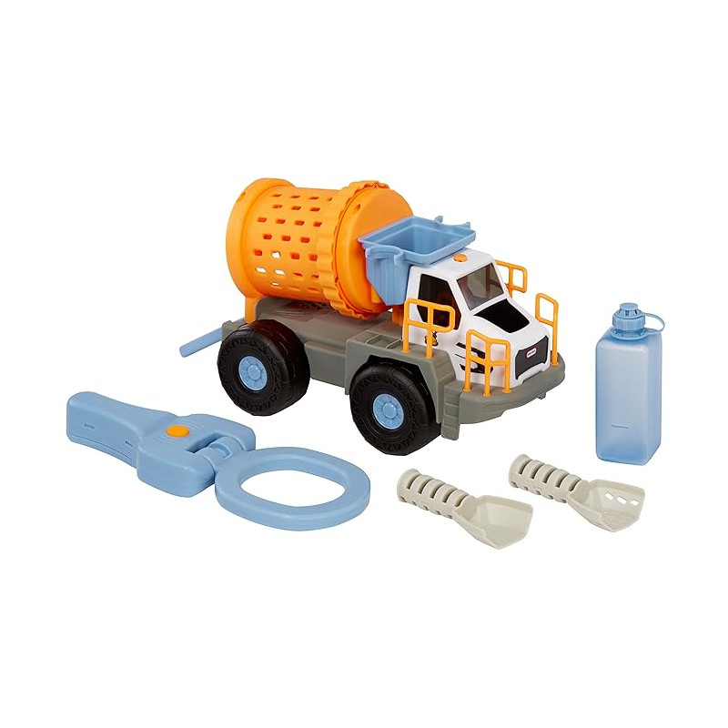 set da gioco little tikes big adventures: camion da miniera con accessori