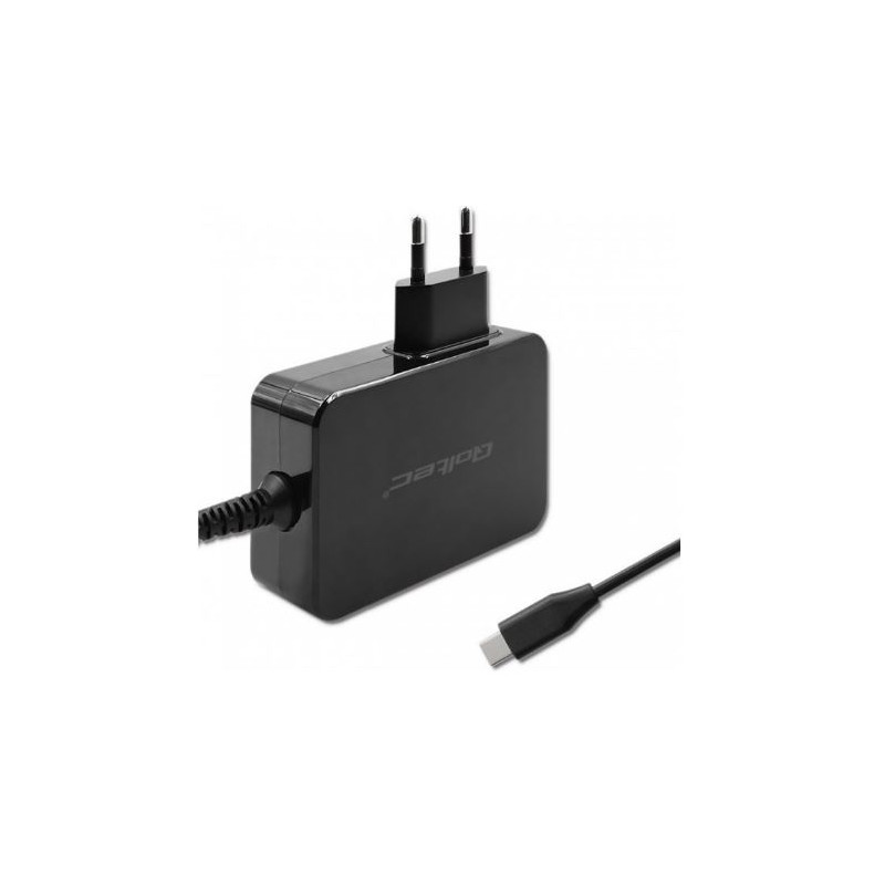 caricabatteria qoltec gan nero [azqolul00052387]