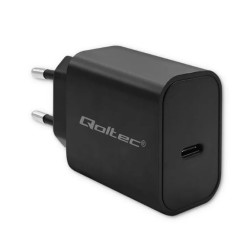 alimentatore da rete qoltec super quick pd 20w nero [azqolul00052376]
