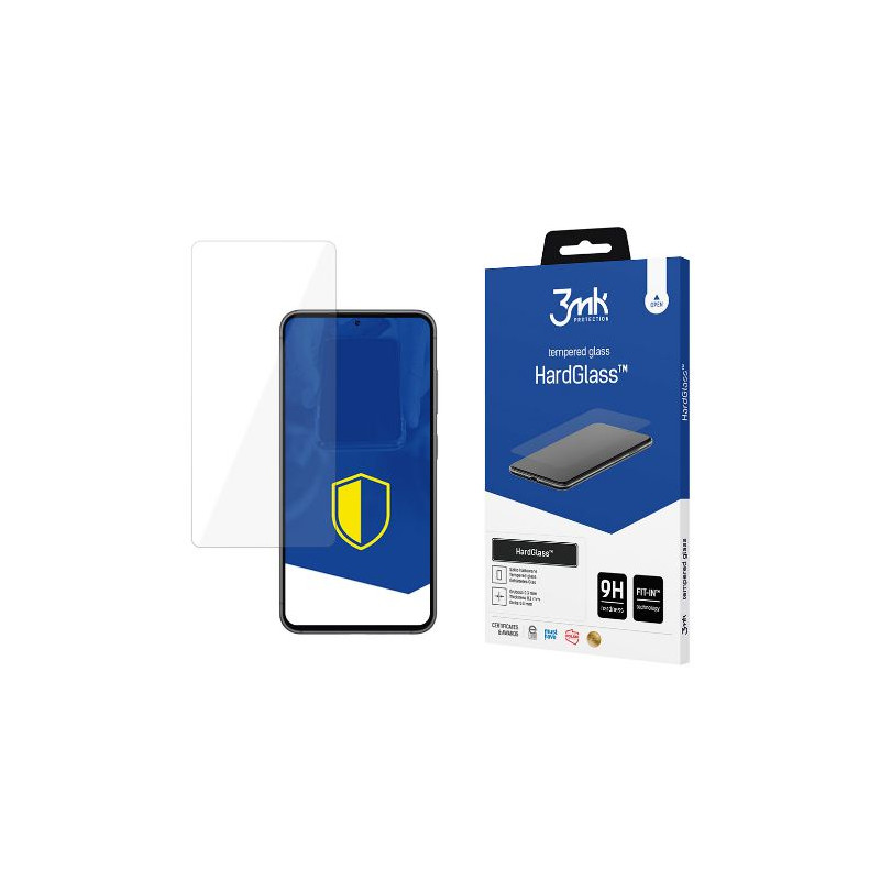 vetro proteggischermo 3mk hardglass per samsung galaxy s24+ trasparente