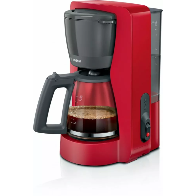 macchina da caffe' americano bosch tka2m114 10 tazze 1200w rosso