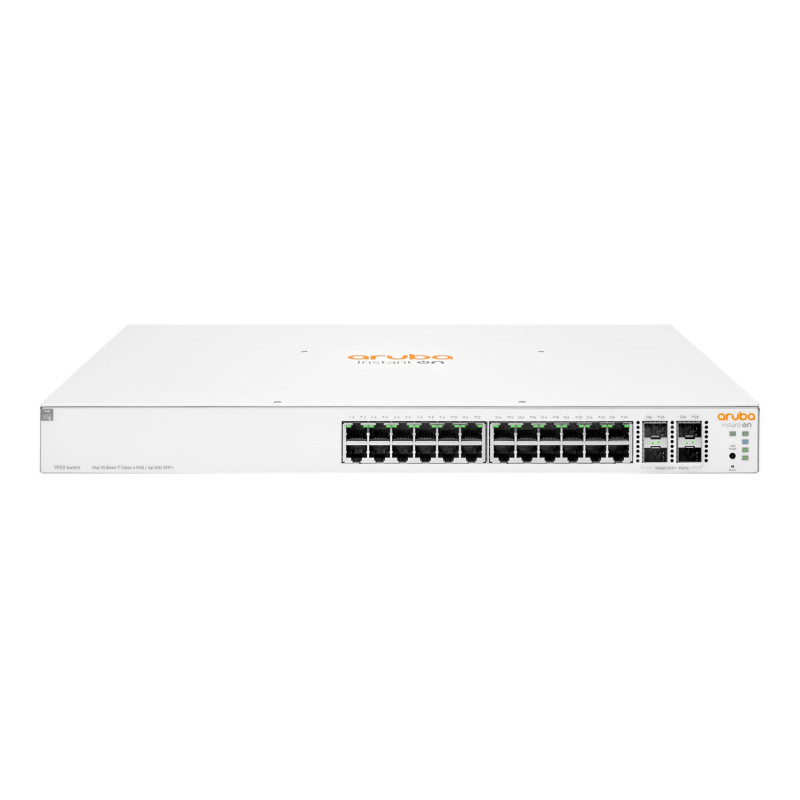 switch hp aruba instant on gestito l2+ 24 porte gigabit ethernet