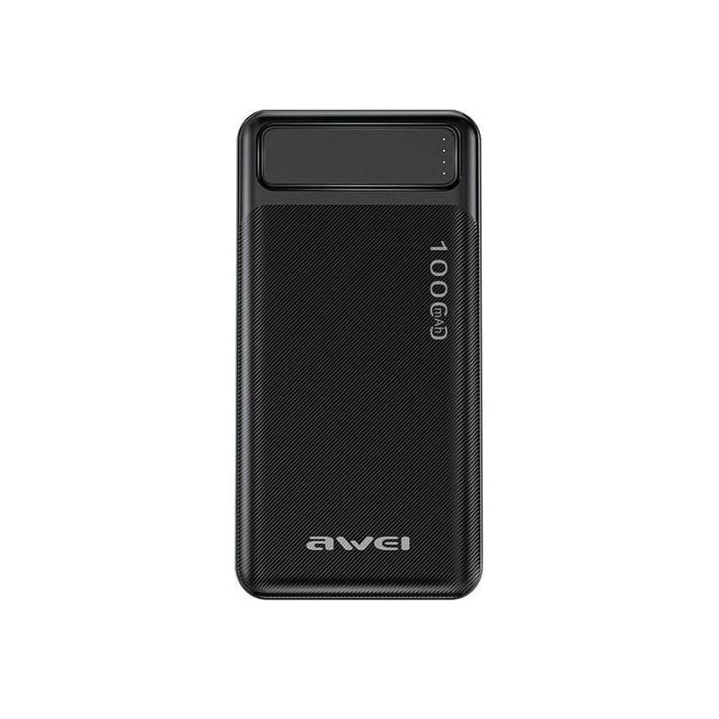 batteria portatile awei p5k powerbank 10000mah 2xusb 2.1a nero [azaweuapawe0183]