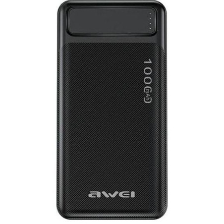 batteria portatile awei p5k powerbank 10000mah 2xusb 2.1a nero [azaweuapawe0183]