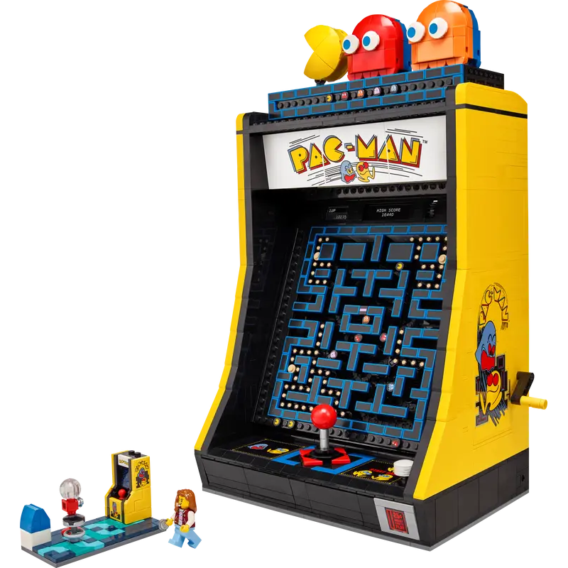 lego icons 10323 pac-man arcade per adulti 2651pz multicolore