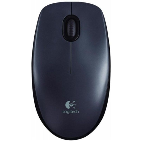 mouse logitech m90 910-0011793 ottico cablato ambidestro 1000dpi