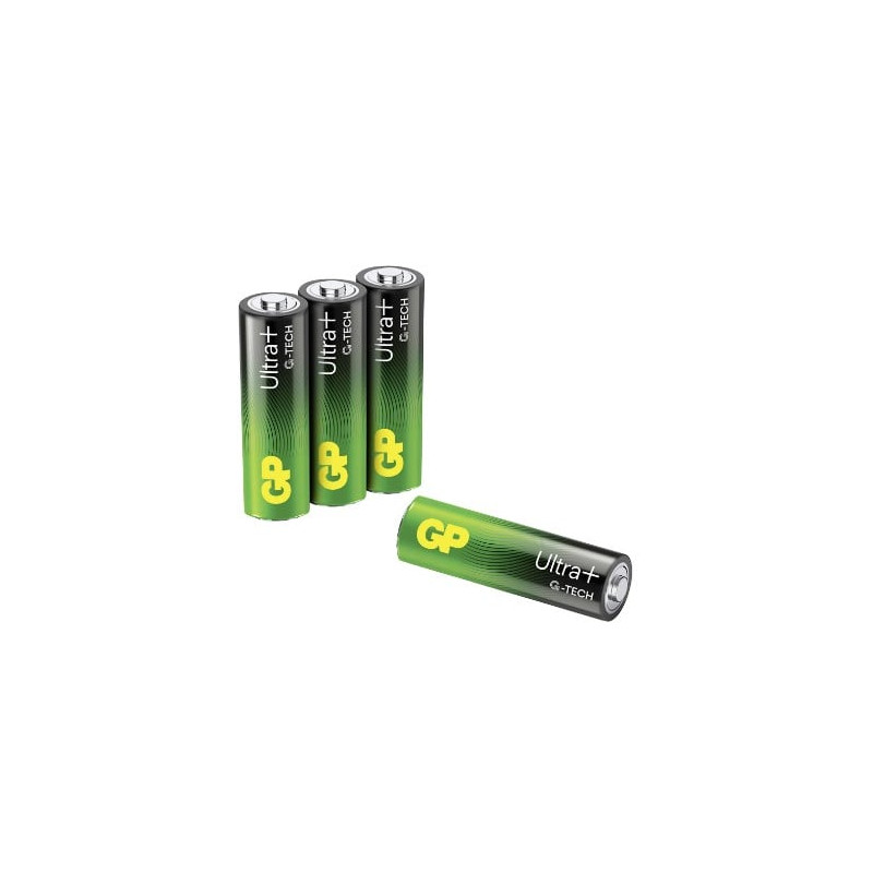 batteria gp batteries alcalina ultra plus aa 1.5v 4pz