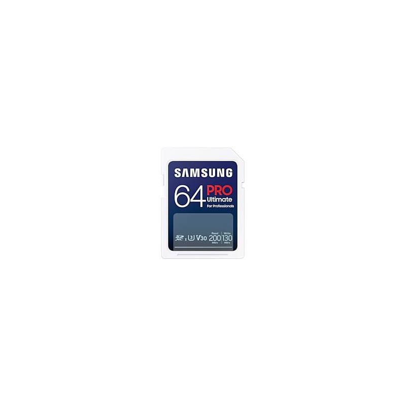64gb scheda sdxc samsung pro ultimate uhs-i u3 + adattatore usb
