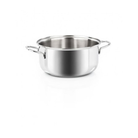 Casseruola acciaio barazzoni 2 manici cm.22