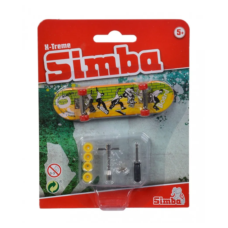 set da gioco simba wot mini skateboard x-treme mix di 6 tipi
