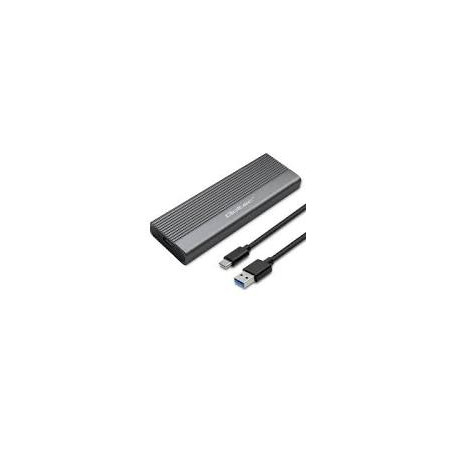 custodia per ssd qoltec m.2 sata ngff usb-c nero [aiqolk000052267]