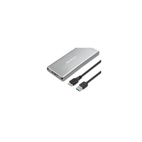 custodia ssd qoltec 2tb m.2 sata ngff usb 3.0 argento [aiqolk000051833]