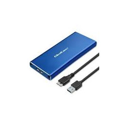 custodia per ssd qoltec 2tb m.2 sata ngff usb-3.0 blu [aiqolk000051832]