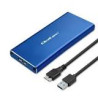 custodia per ssd qoltec 2tb m.2 sata ngff usb-3.0 blu [aiqolk000051832]
