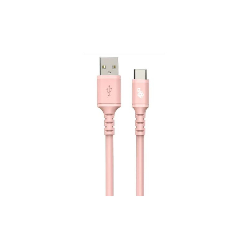 cavo usb tb usb-c silicone 1m rosa [aktbxkucmisi10p]
