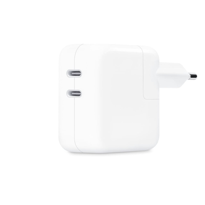 alimentatore da rete apple doppio usb-c 35w bianco [azappnzmw2k3000]
