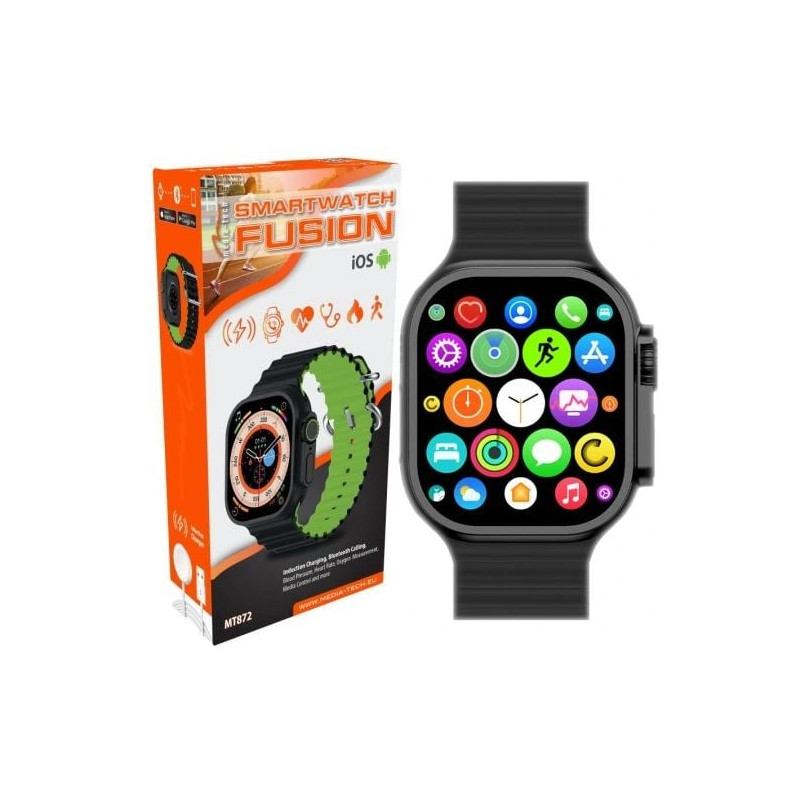 smartwatch media-tech fusion mt872 215mm nero [a2mdtwis0000009]