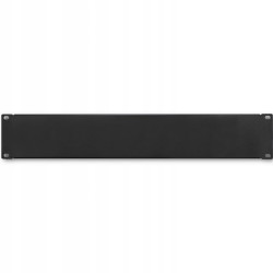 pannello cieco qoltec per armadi rack 19" 2u nero [nuqolor00054512]