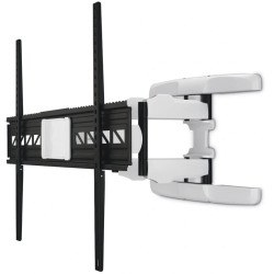 supporto tv hama parete 46" a 90" fino a 75kg nero/bianco