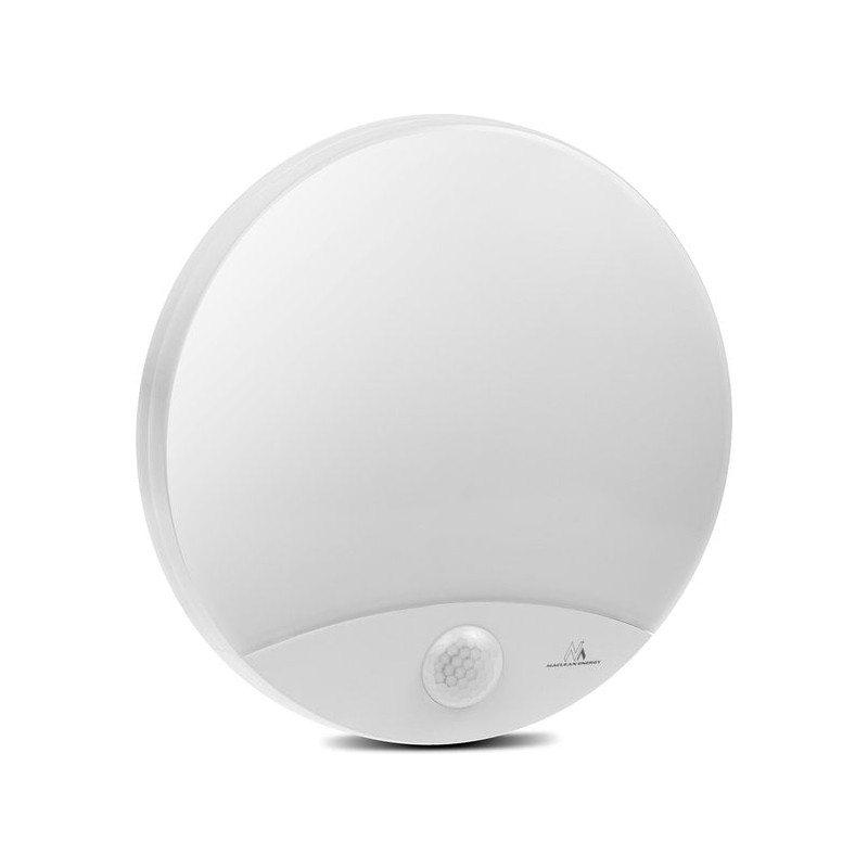 lampada led maclean mce357 con rilevatore di movimento 10w bianco