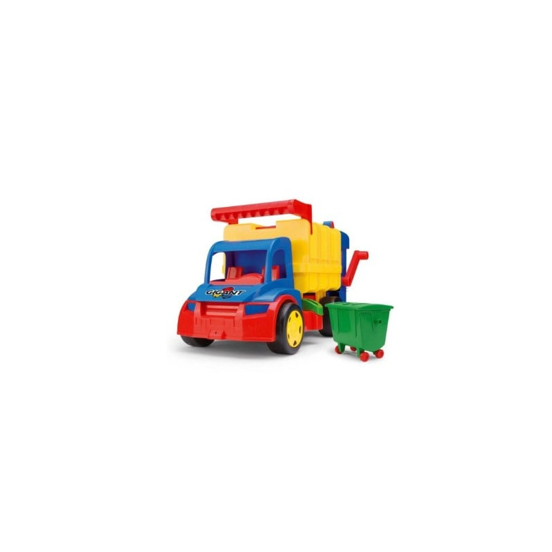 giocattolo wader giant gigantesco camion della spazzatura multicolore