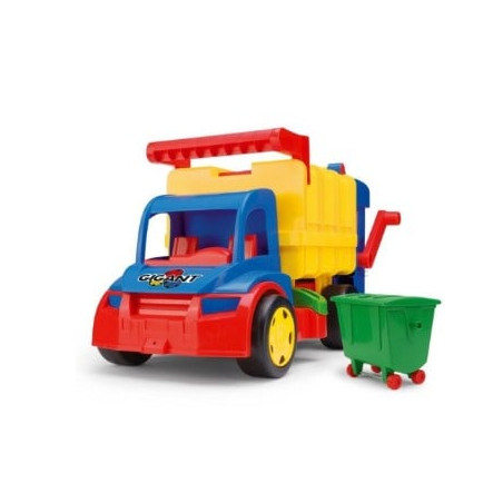 giocattolo wader giant gigantesco camion della spazzatura multicolore