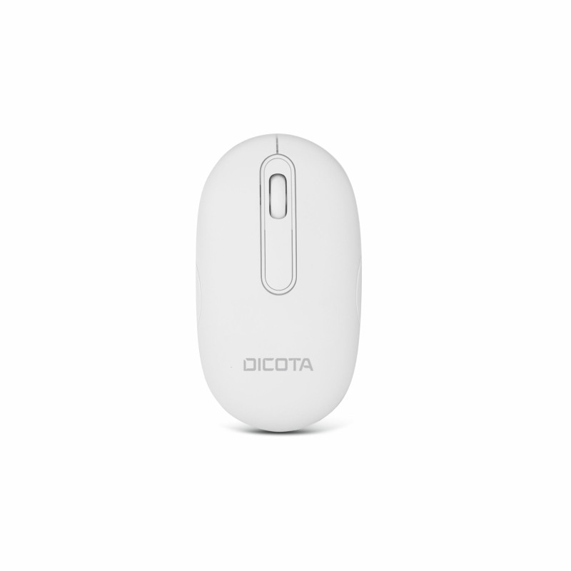 mouse dicota wireless/bluetooth/usb/ottico/1600dpi/3 tasti/bianco
