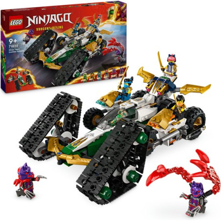 lego ninjago 71820 cingolato del team ninja con 6 minifigurine 576pz