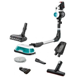 aspirapolvere bosch bcs71hyg1 unlimited7 prohygienic aqua 18v bianco