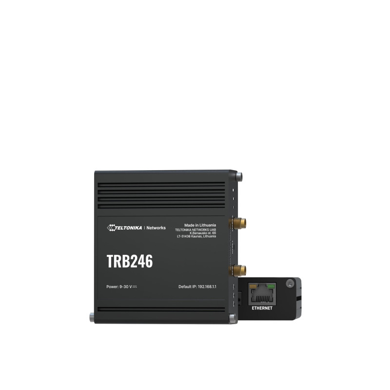 router industriale teltonika trb246 gateway di rete 4g/lte nero [trb246000000]