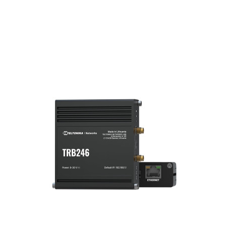 router industriale teltonika trb246 gateway di rete 4g/lte nero [trb246000000]
