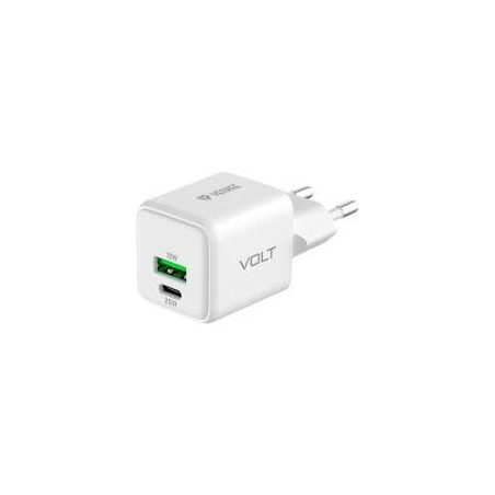 caricatore di rete yenkee yacg38 usb c/a 20w/18w 3a bianco