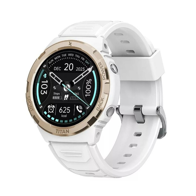 smartwatch maxcom fw100 titan valkiria 48mm bianco [atmcozabfw100wh]