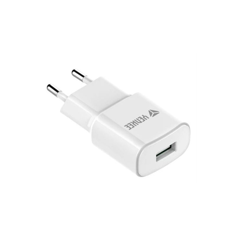 alimentatore da rete yenkee yac 2013wh usb-a 12w 2.4a bianco