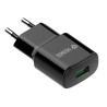 alimentatore da rete yenkee yac 2023bk usb-a 18w 3a nero [azyenulyac2023b]