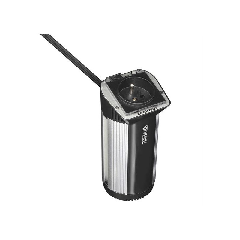 convertitore di tensione yenkee yau 140 12v/240v nero [azyenusyau140sa]