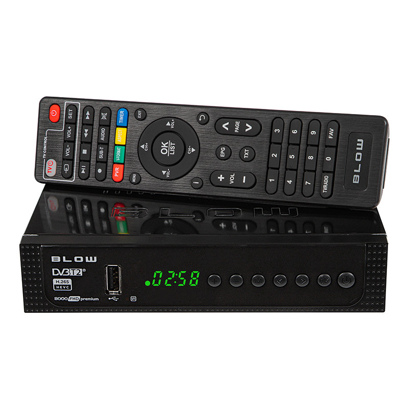decoder blow dvb-t2 800fhd h.265 nero [udblot277039000]