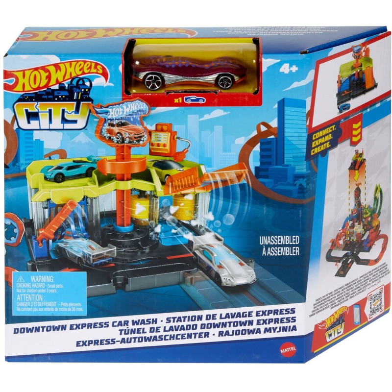 hot wheels city hdr27 autolavaggio multicolore [wnhtws0cc030118]