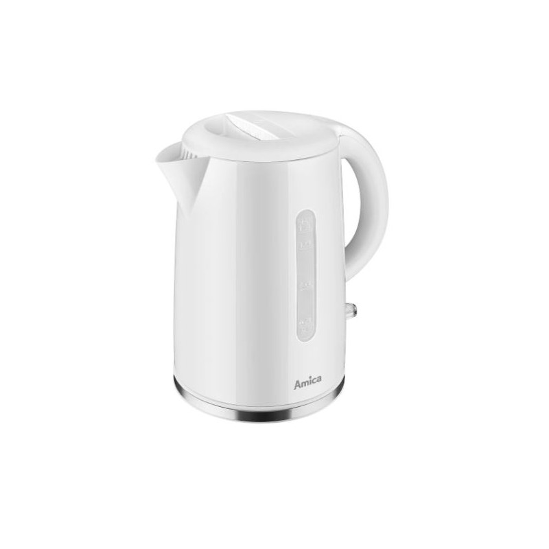 bollitore elettrico amica kf1001 1.7l/2200w bianco [hkamiczkf100100]