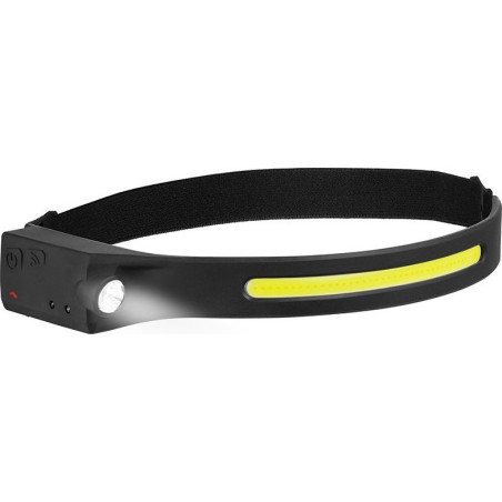 lampada frontale tracer move con sensore di movimento 800mah 350lm