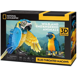 puzzle 3d cubic fun ara zaffiro multicolore 88pz [wzcubd0uh010977]